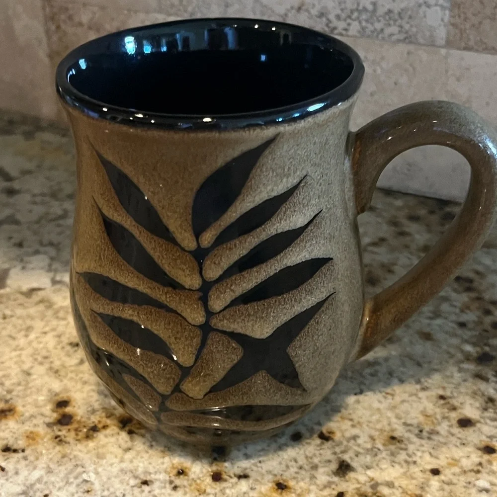 Pier 1 Stoneware Coffee Mug